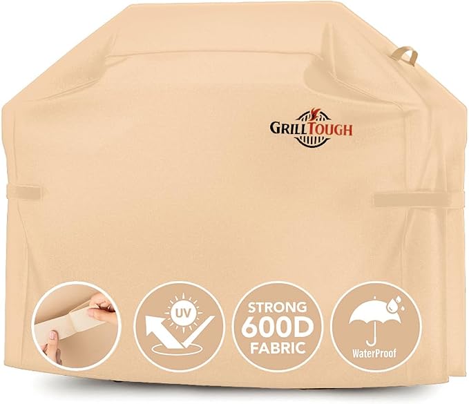 Heavy Duty BBQ Grill Cover for Outdoor Grill, 64 Inch – Waterproof, Weather by GrillTough