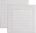 Vent Systems - 5 x 5 Inch Pack of 2 White Metal Square Soffit Air Vent Grille by VentSystems