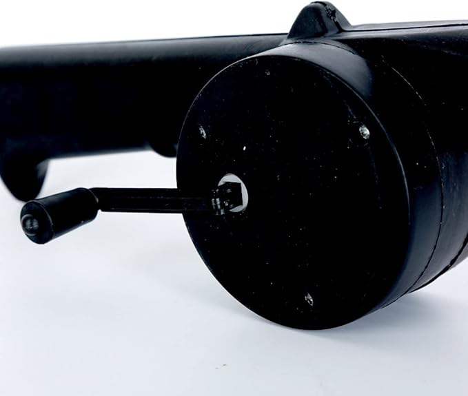 Small Manual Air Blower Hand Crank BBQ Fan Portable Barbecue Air Blower - Image 7