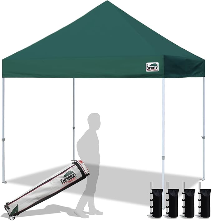 Eurmax USA 8'x8' Pop Up Canopy Tent Commercial Instant Canopies by Eurmax