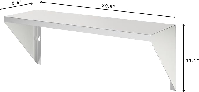 KoolMore 30 in. Front Shelf for Outdoor Commercial BBQ Grill in Stainless-Steel - Image 3