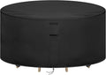 Round Patio Furniture Covers, 54 Inch Waterproof Small High Round Outdoor Table by Hiticover