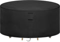 Round Patio Furniture Covers Waterproof, 80 Inch Outdoor High Round Table Cover by Hiticover
