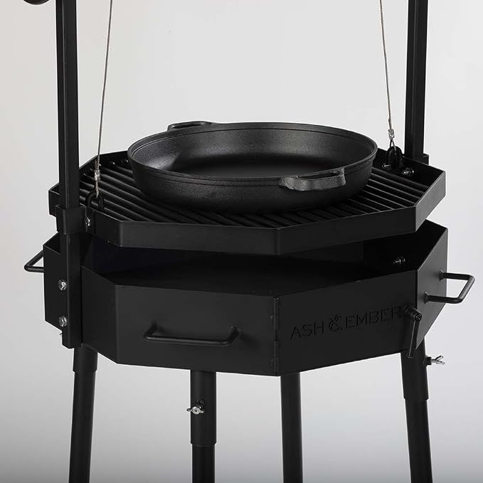 TITAN GREAT OUTDOORS Ash & Ember Santa Maria Grill, Argentine Style Open Fire - Image 3