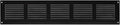 Repa Market Air Vent Cover 20x4 Inch Black Galvanized Steel Louvered Grill Cover by RepaMarket