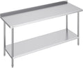 VEVOR 24 x 72 x 36 Inch Stainless Steel Work Table, Commercial Food Prep by VEVOR