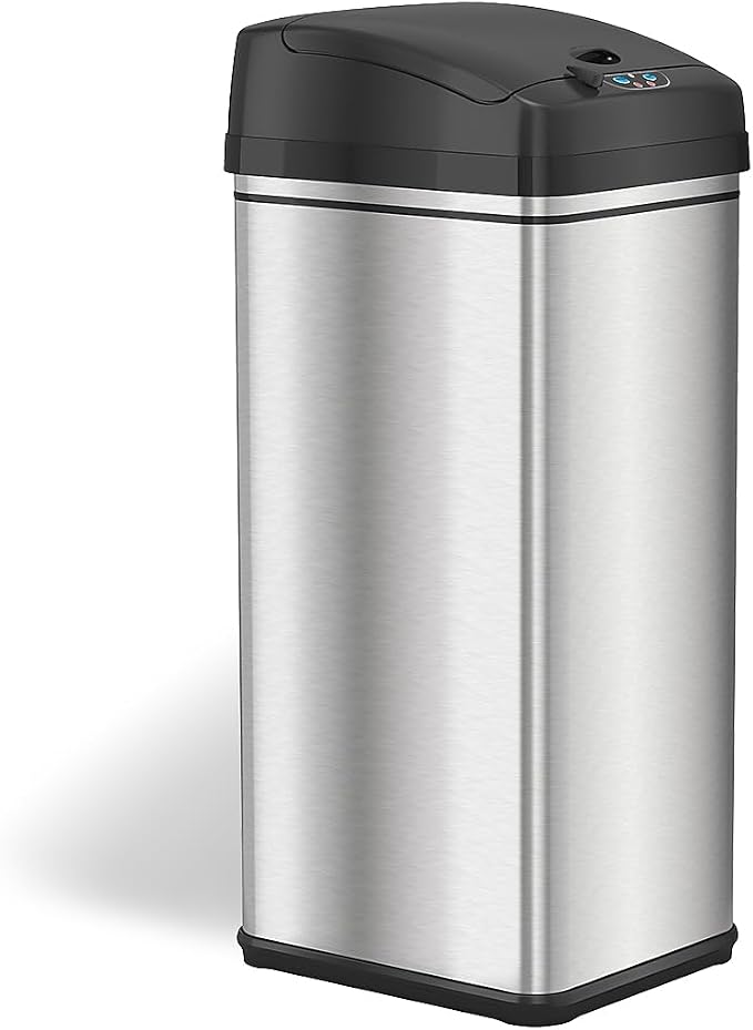 iTouchless 50 Liter / 13 Gallon Kitchen Trash Can - Image 4