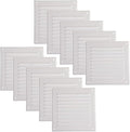 Vent Systems - 6 x 6 Inch Pack of 10 White Metal Square Soffit Air Vent Grille by VentSystems