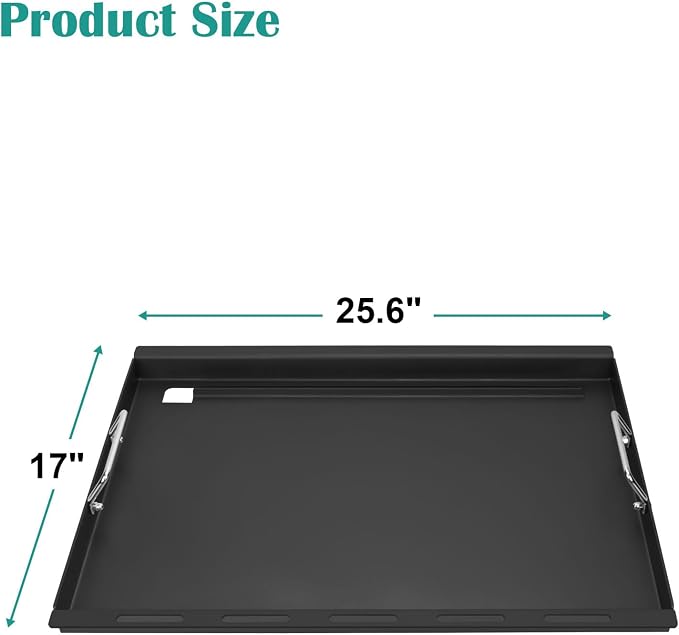 Full-Size Griddle Inserts for Home Depot Nexgrill 5 Burner 720-0888, Flat Top - Image 2