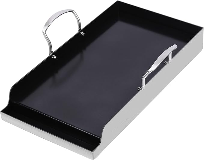 Utheer 19.5" x 10" Ceramic Nonstick Stainless Steel Griddle by Utheer