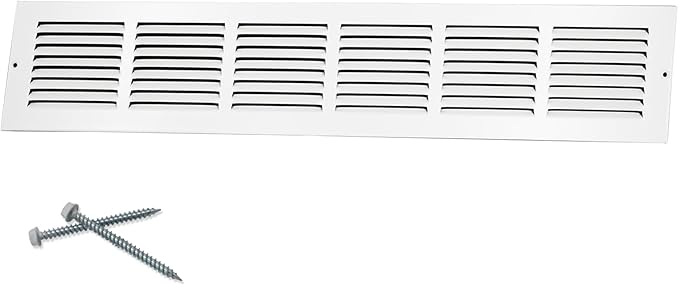 30"W x 4"H Steel Return Air Grille, Air Return Vent Cover by Howeall