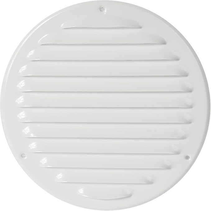 Repa Market 6 Inch Air Vent Covers/White Galvanized Steel Return Air Grille/AC by RepaMarket