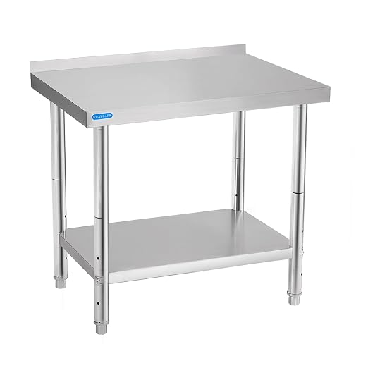 Stainless Steel Table for Prep & Work - Image 8