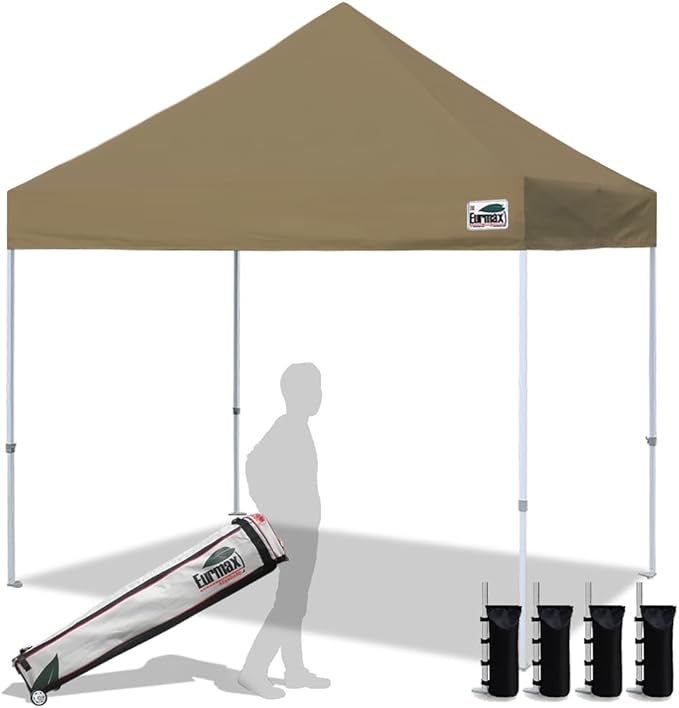 Eurmax USA 8'x8' Pop Up Canopy Tent Commercial Instant Canopies by Eurmax
