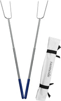 32" Heavy Duty Hot Dog Roasting Sticks by RAOMEIDE