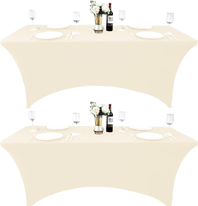 2-Pack 6ft Spandex Table Covers by Unknown