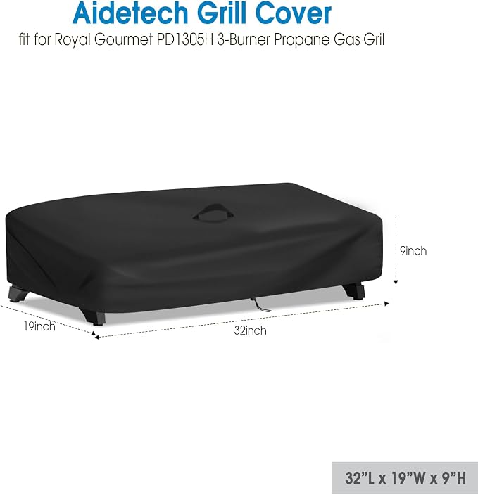 Grill Cover for Royal Gourmet PD1305H 3-Burner Propane Gas Gril, Waterproof - Image 2