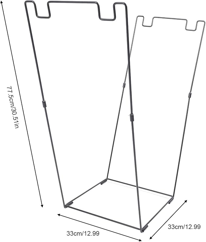 SUNGOOYUE Leaf Bag Stand, 30-45 Gallon, Garden Garbage Bag Holder, Frame - Image 8