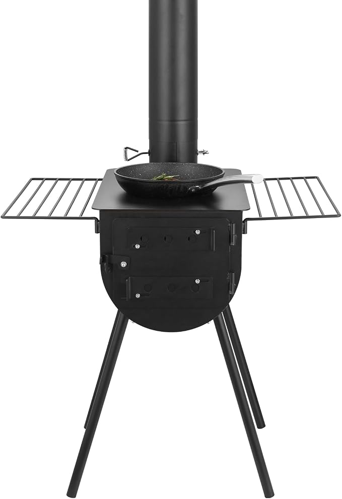 VEVOR 118" Camping Wood Stove, Portable Alloy Steel Tent Stove - Image 12