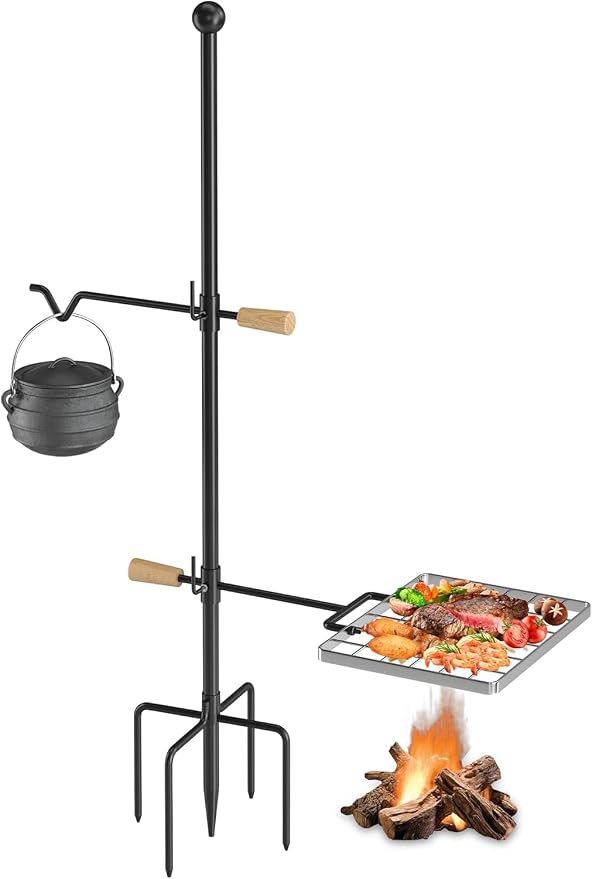 Mr IRONSTONE Campfire Grill Grate: Fire Pit Grill Grate by MrIRONSTONE
