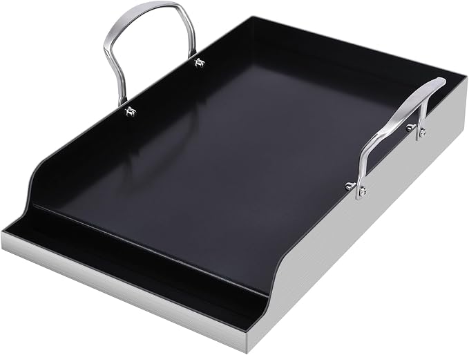 Utheer 16.5" x 10" Ceramic Nonstick Stainless Steel Griddle by Utheer