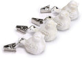 OwnMy Set of 4 White Tablecloth Weights Clip on, Heavy Duty Pendant Tablecloth by OwnMy