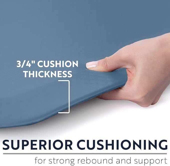 KANGAROO Thick Ergonomic Anti Fatigue Cushioned Kitchen Floor Mats, Standing - Image 2