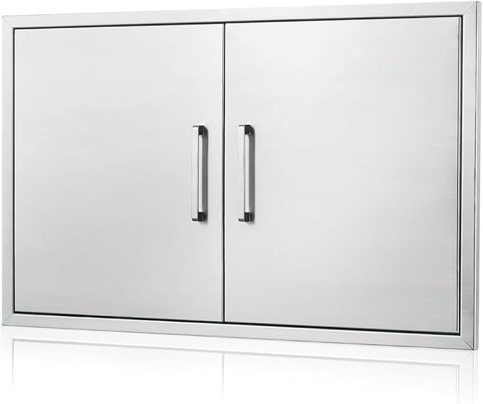 Outdoor Kitchen Door, Stainless Steel BBQ Double Door, Island or Outdoor by ATATOD