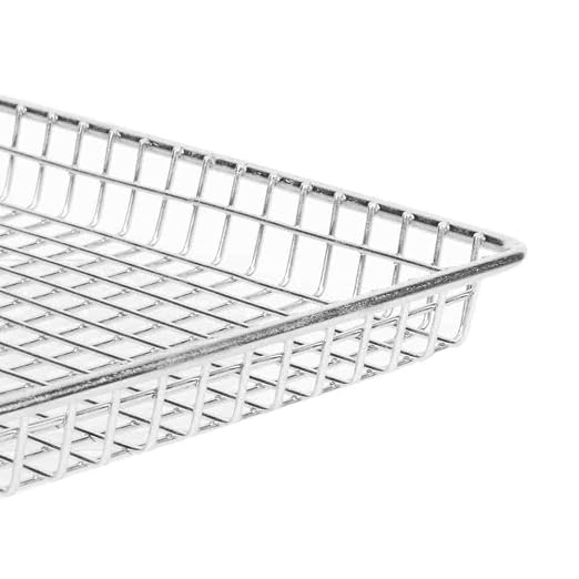 G.E.T. 4-83599 Stainless Steel Metal Rectangular Wire Serving Tray Stainless - Image 2