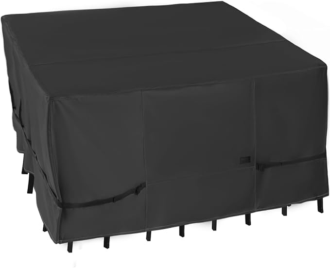 NettyPro Patio Table Cover Square 54 x 54 Inch, Waterproof Outdoor Furniture by NettyPro