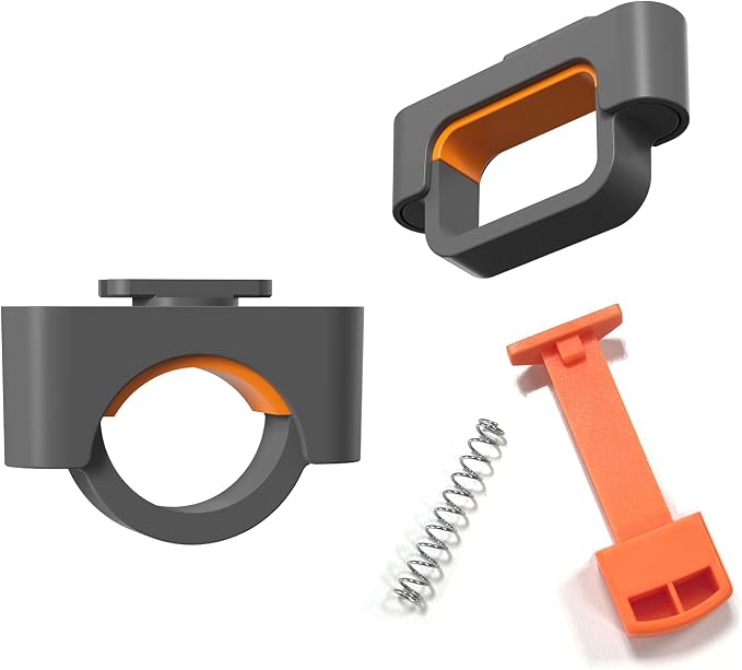 Grill Light Mounting Bracket Kit, 1 Round & 1 Square Bracket, Compatible by OATISLife