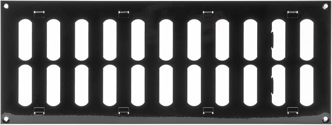 Repa Market 16" x 6" Inch Black Adjustable Air Vent Cover by RepaMarket