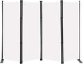 MAYOLIAH 4 Panel Room Divider Screen 6Ft Tall Foldable Privacy Dividers Indoor by MayoliahHome
