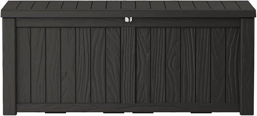 150 Gallon Outdoor Storage Box Waterproof Lockable Resin Deck Box Large by Decksplore%E2%80%94BuiltforOutdoor