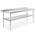 GRIDMANN Stainless Steel Kitchen Prep Table 72 x 24 Inches by GRIDMANN