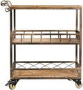 Bar Serving Cart for Hotel Business Restaurant Serving Cart Catering Storage by Unknown