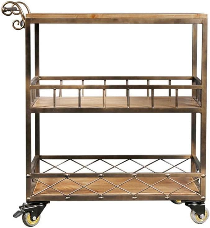 Bar Serving Cart for Hotel Business Restaurant Serving Cart Catering Storage by Unknown