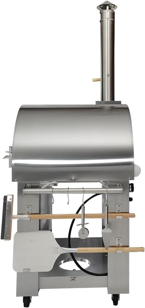 KOSTCH 32.5 inch Wood Fired and Propane Gas Pizza Oven - Image 4