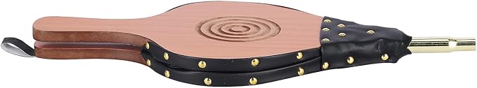 Wood Fireplace Bellows, Large Wood Air Blower - Image 5