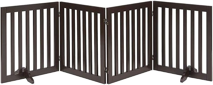unipaws 24" H Free Standing Pet Gate by unipaws