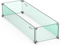 Skyflame Fire Pit Glass Wind Guard by Skyflame