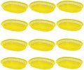 TrueCraftware- 10-3/4" Oblong Fast Food Basket Yellow Plastic Set of 12- Fry by Unknown