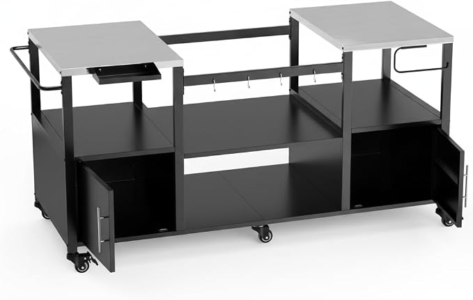 Heavy-Duty Outdoor Grill Cart - Image 2