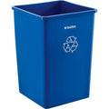 Global Industrial Square Plastic Recycling Trash Can, 35 Gallon Capacity by GlobalIndustrial