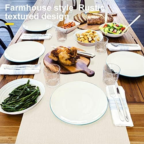 Wipeable Table Runner, Thick Farmhouse Dresser Runner, Rustic Indoor/Outdoor - Image 2