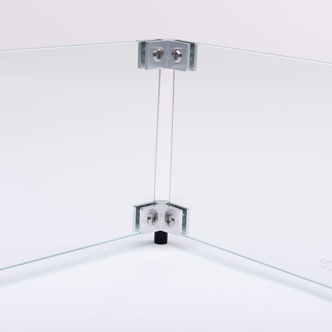 Celestial 20.5" x 20.5" x 6" Wind Guard, fits 15” Square Fire Pit Burner Pans - Image 7