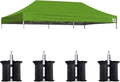 Eurmax USA 10x20 Pop Up Canopy Replacement Canopy Tent Top Cover, Instant by Eurmax
