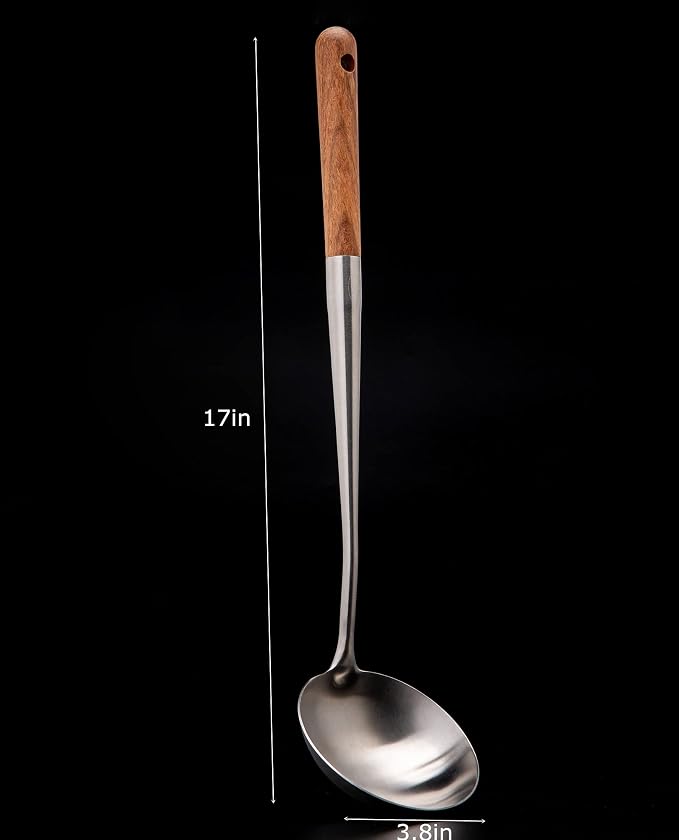 FJNATINH Soup Ladle, 17inches Ladle - Image 4