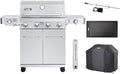 Monument Grills Larger 4-Burner Propane Gas Grills Stainless Steel Cabinet Style by MonumentGrills