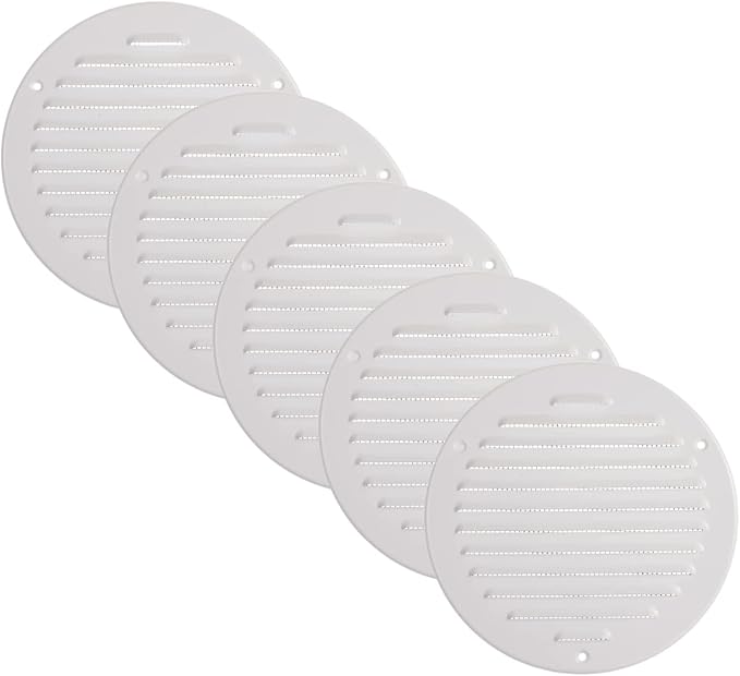 Vent Systems 6 Inch Pack of 5 White Vent Cover by VentSystems